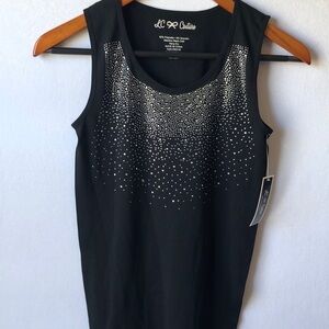 𝅺nwt LC Couture S/M Tank Top with Some Sparkle